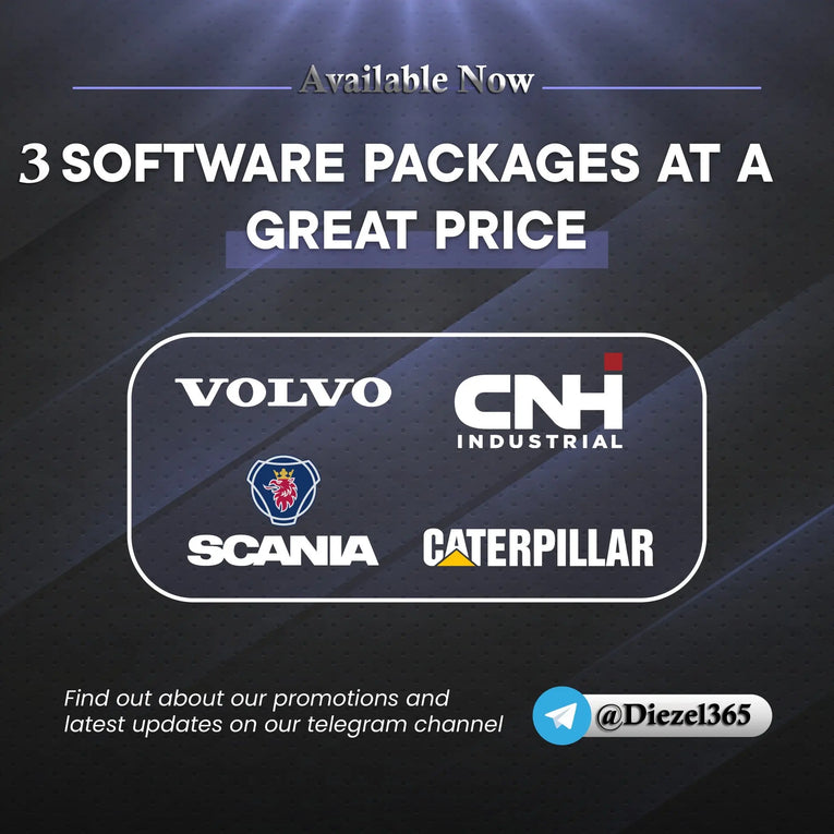 2024 Custom Package 3 Software for CAT ET, DDDL, Hino DX3, Jpro, ISUZU IDSS and More Diezel365