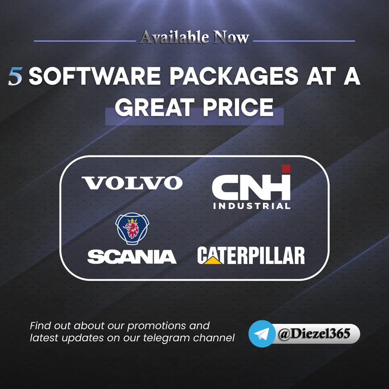 2024 Custom Package 5 Software for CAT ET, DDDL, Hino DX3, Jpro, ISUZU IDSS and More Diezel365