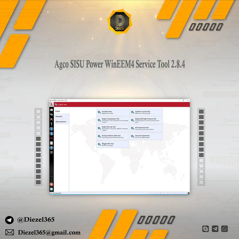 Agco SISU Power WinEEM4 Service Tool 2.8.4 Diezel365