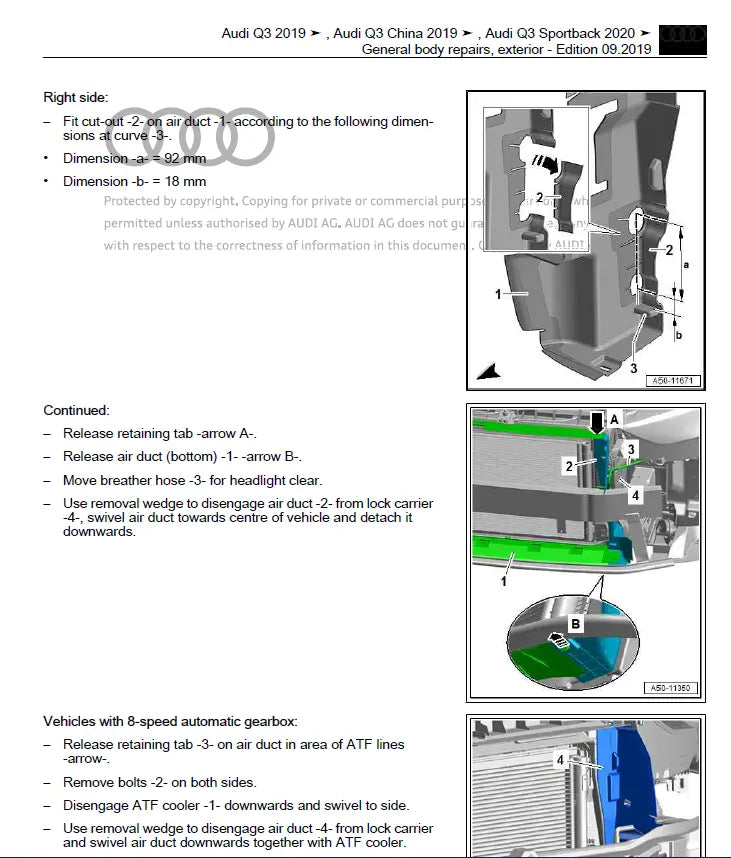 Audi Workshop Manuals & Wiring Diagrams 2020 PDF Diezel365