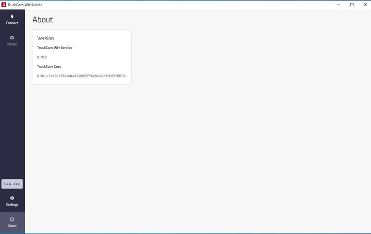 BT Toyota TruckCom WH Service 0.10.0 TruckCom Core 0.26.1 Configuration Tool Diezel365