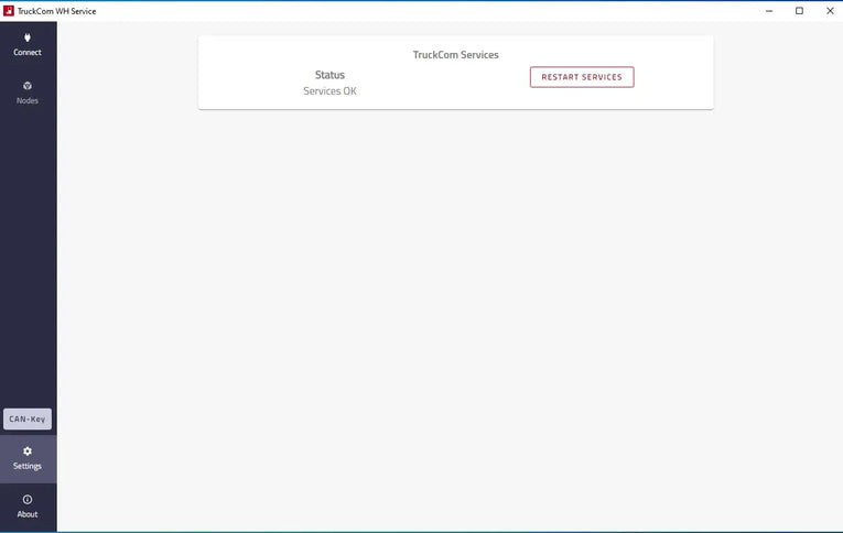 BT Toyota TruckCom WH Service 0.10.0 TruckCom Core 0.26.1 Configuration Tool Diezel365
