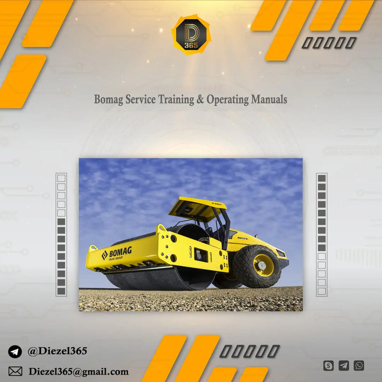 Bomag Service Training & Operating Manuals Diezel365