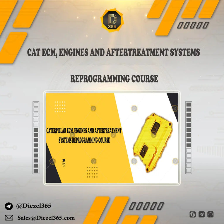 CATERPILLAR ECM, ENGINES AND AFTERTREATMENT SYSTEMS REPROGRAMMING COURSE Diezel365