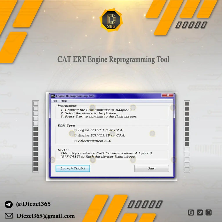 CAT ERT Engine Reprogramming Tool Diezel365