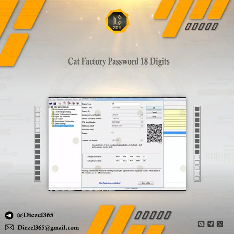Cat Factory Password 18 Digits Diezel365
