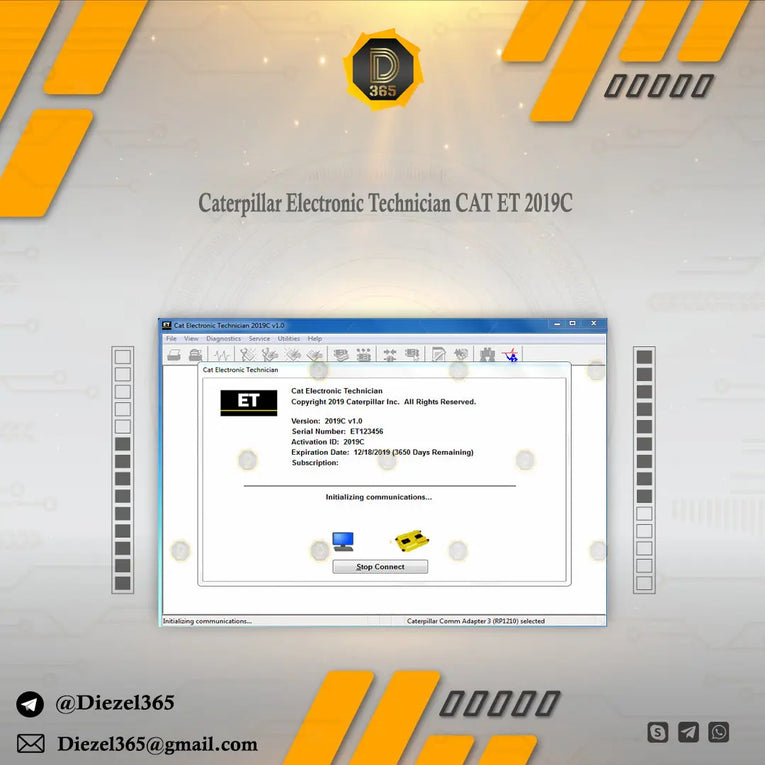 Caterpillar Electronic Technician CAT ET 2019C Diezel365