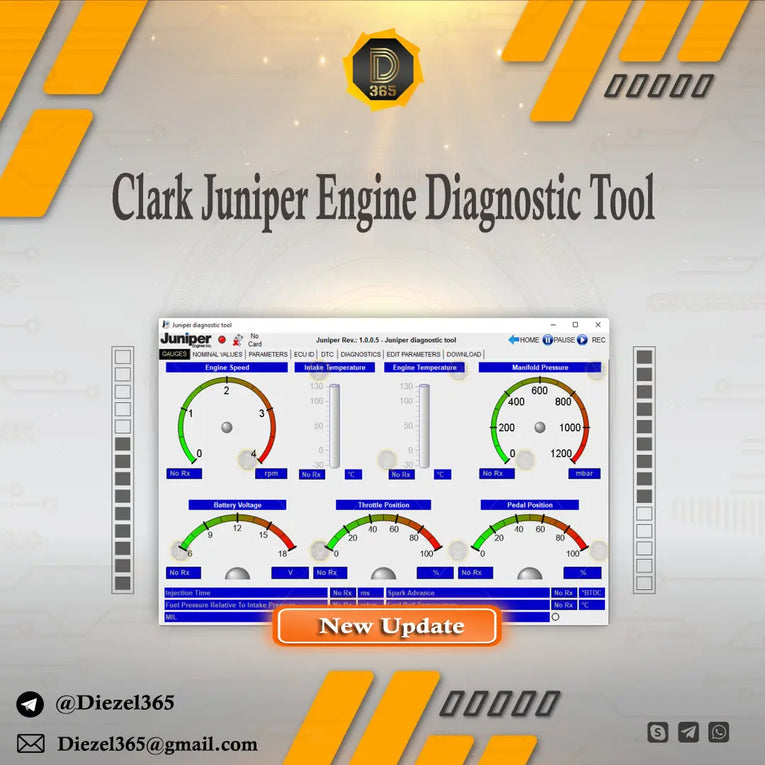 Clark Juniper Engine Diagnostic Tool 808TRUCK