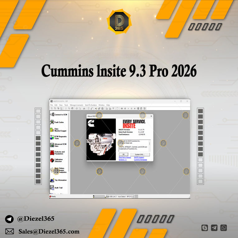 Commins lnsite 9.3 Pro – ZaplT & Fleet Passwords 2026