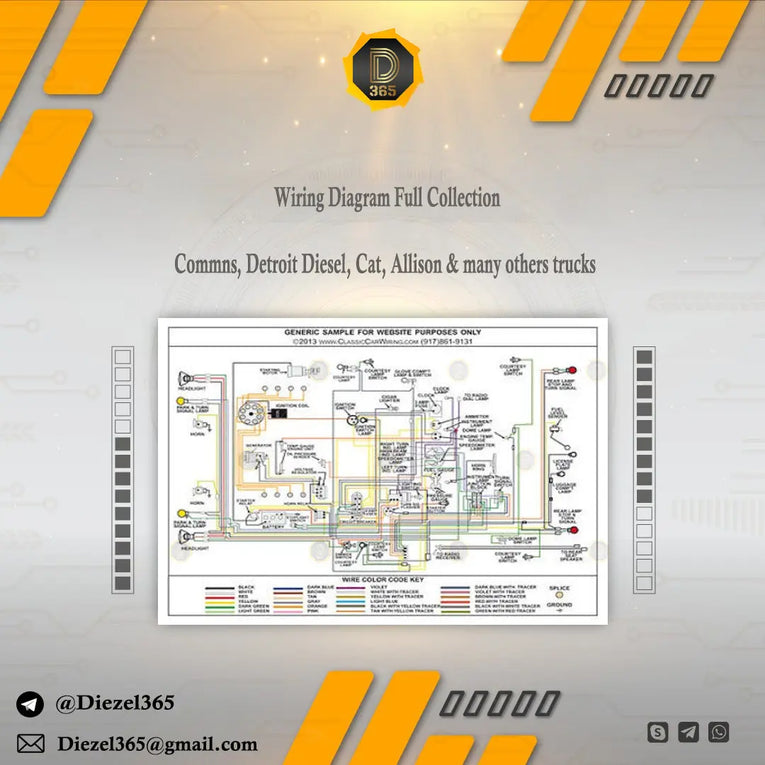 Commns, Detroit Diesel, Cat, Allison & many others trucks Wiring Diagram Full Collection Diezel365