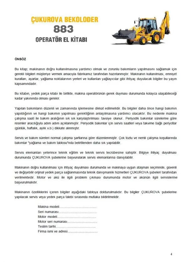 Cukurova Construction Equipment Collection Manuals PDF Diezel365
