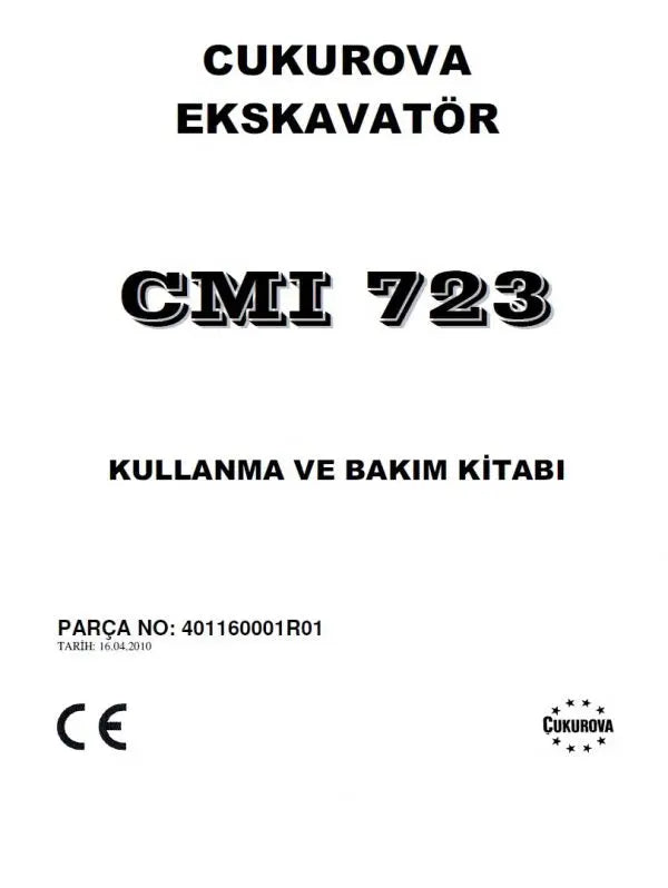 Cukurova Construction Equipment Collection Manuals PDF Diezel365