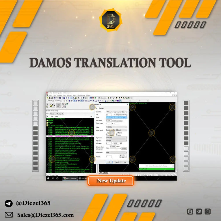 DAMOS TRANSLATION TOOL Diezel365
