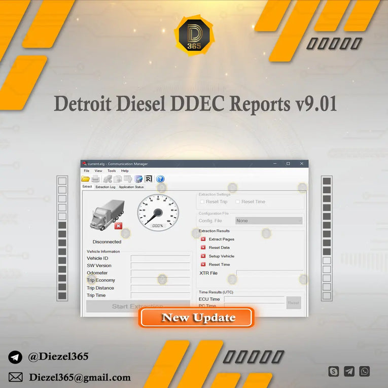 Detroit Diesel DDEC Reports v9.01 Diezel365