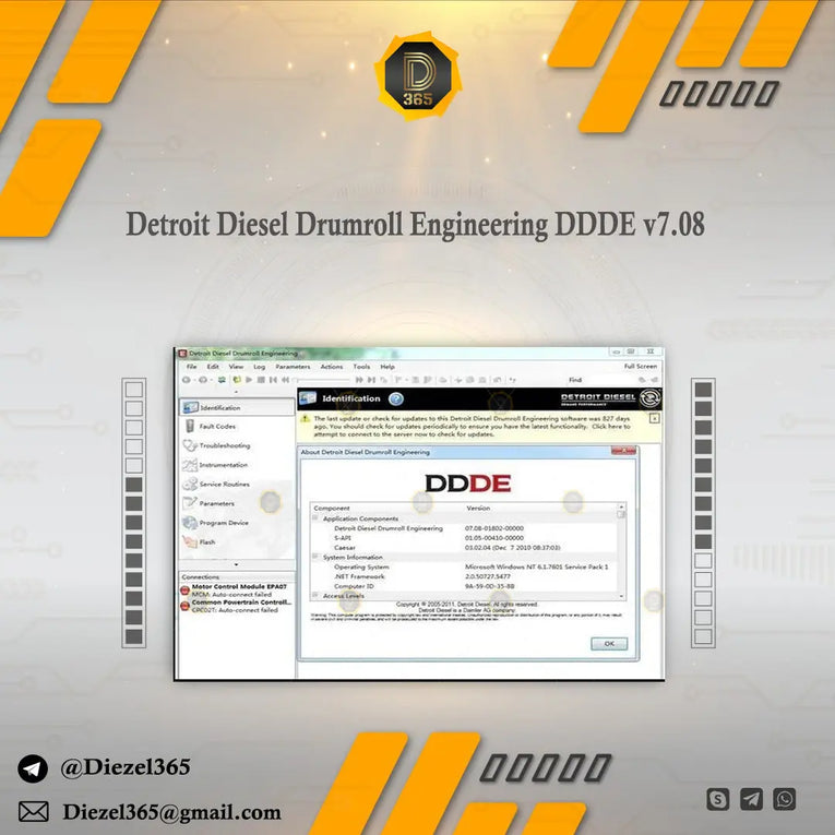 Detroit Diesel Drumroll Engineering DDDE v7.08 Diezel365