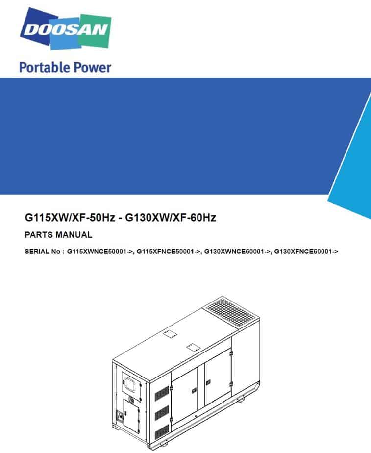 Doosan Ingersoll Rand Parts Manual PDF Diezel365