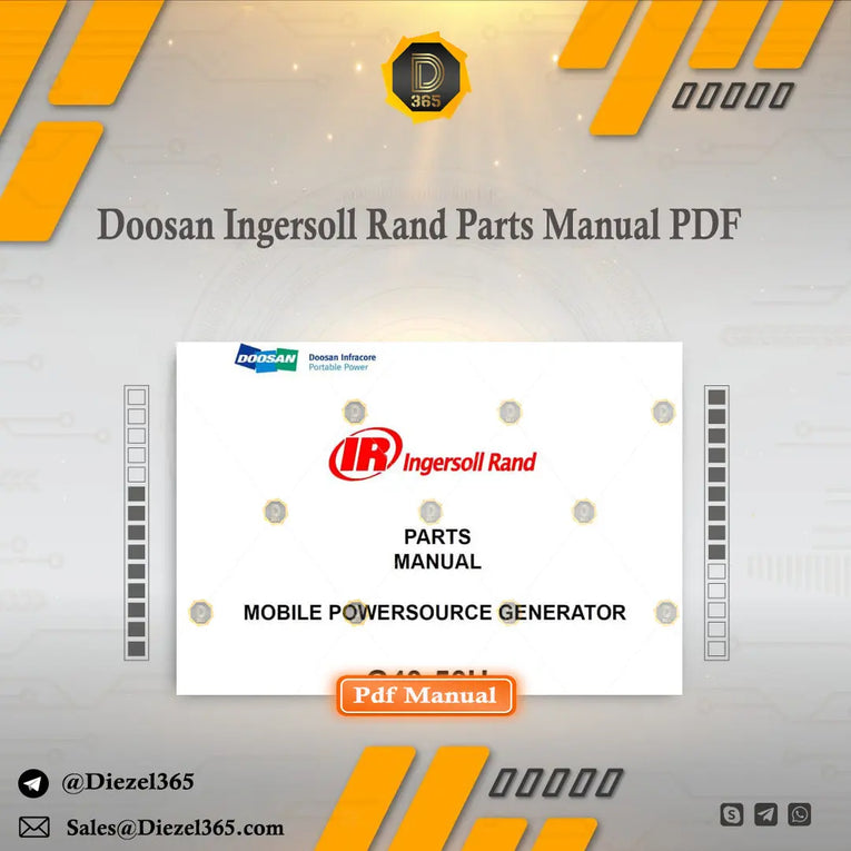 Doosan Ingersoll Rand Parts Manual PDF Diezel365