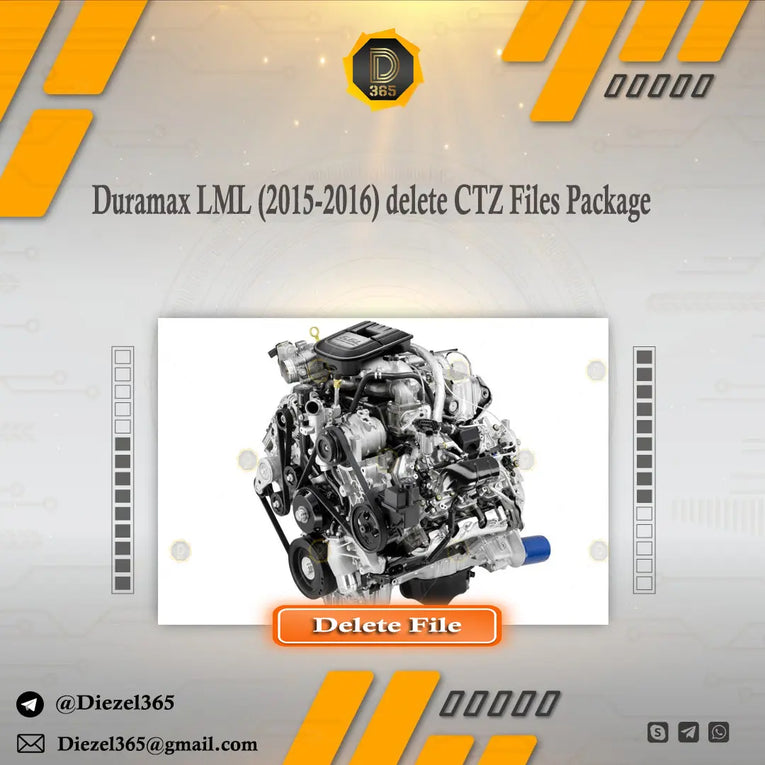 Duramax LML (2015-2016) delete CTZ Files Package Diezel365
