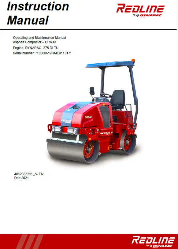 Dynapac Operation & Maintenance Manual PDF Diezel365