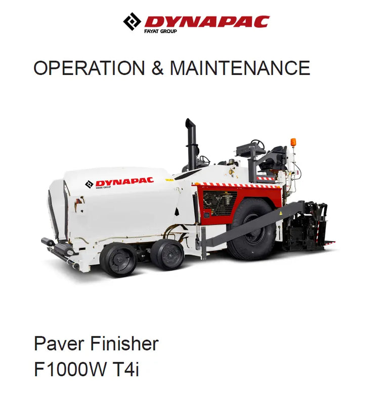 Dynapac Operation & Maintenance Manual PDF Diezel365