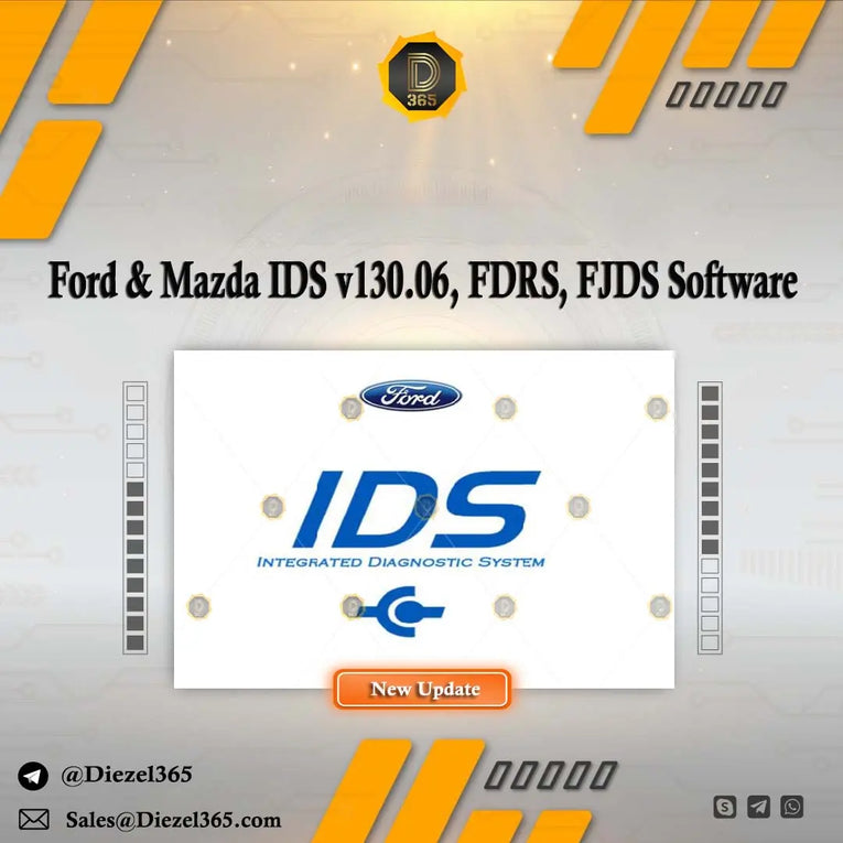 Ford & Mazda IDS v130.06, FDRS, FJDS Diagnostic Software Diezel365