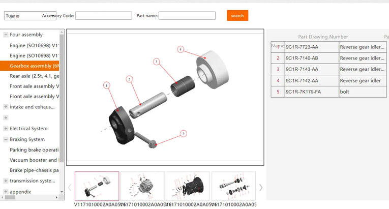Foton EPC 2024 Online Parts Catalog Diezel365