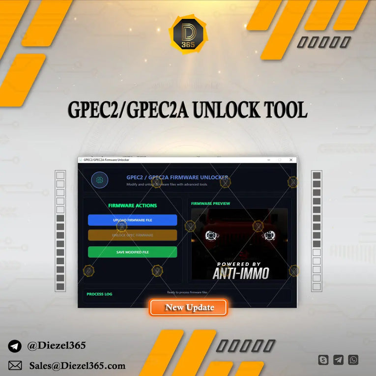 GPEC2/GPEC2A UNLOCK TOOL for Dodge, Jeep, Chrysler and Fiat vehicles Diezel365
