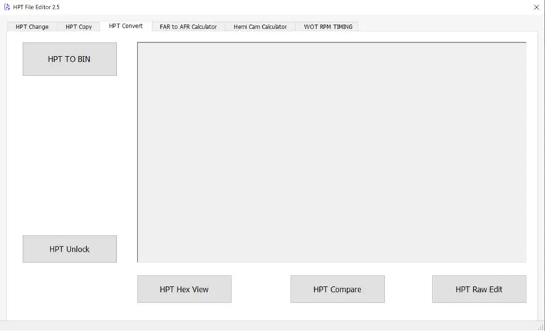HPT File Editor 2.5 - BIN to HPT Converter 2024 Diezel365