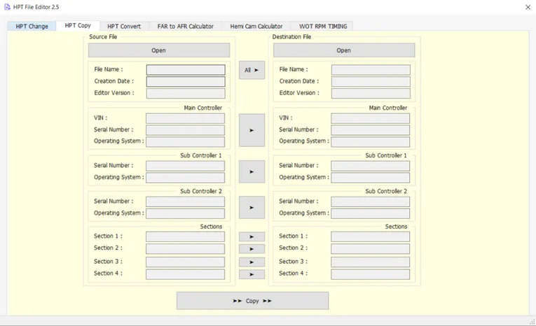 HPT File Editor 2.5 - BIN to HPT Converter 2024 Diezel365