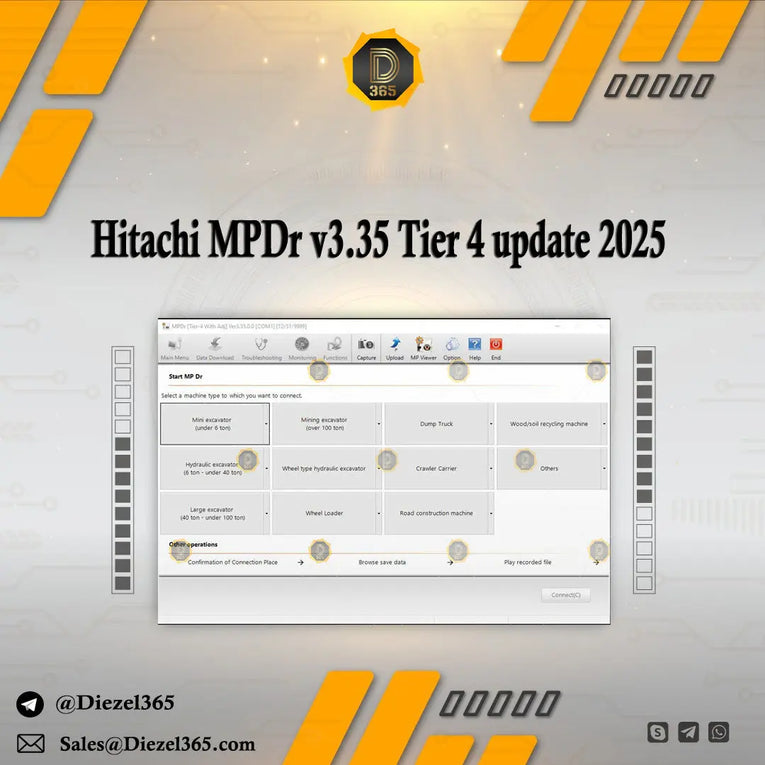 Hitachi MPDr v3.35 Tier 4 update 2025 + unlock keygen Diezel365