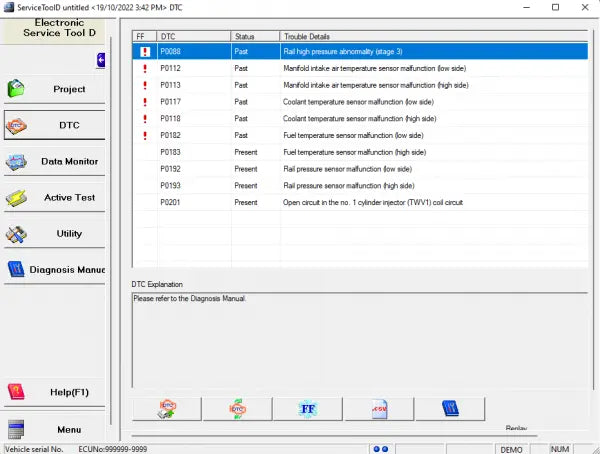 IHI Shibaura Service Tool D – with Kg Diezel365