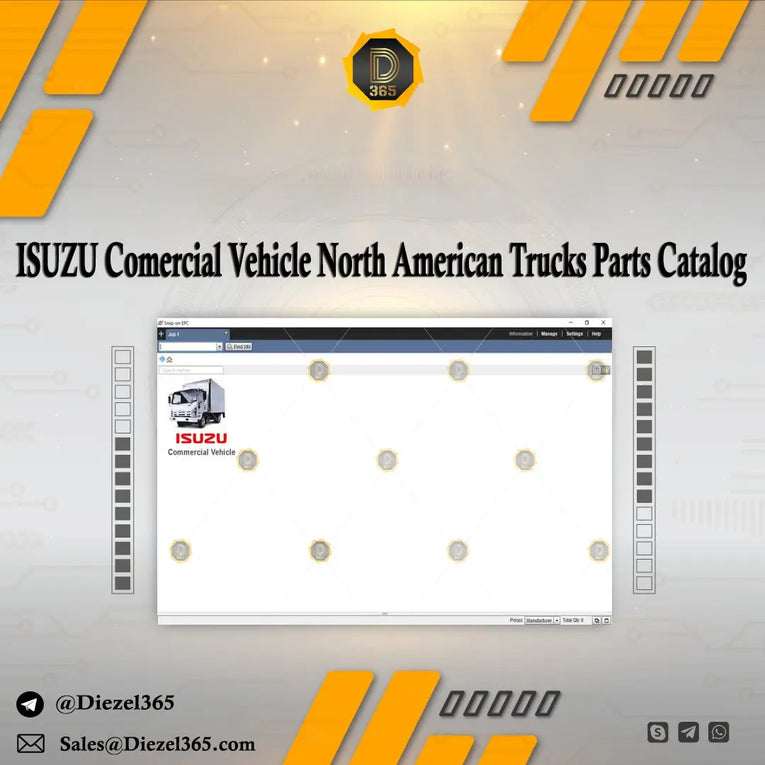 Isuzu Commercial Vehicle North American Trucks Parts Catalog 2021 Diezel365