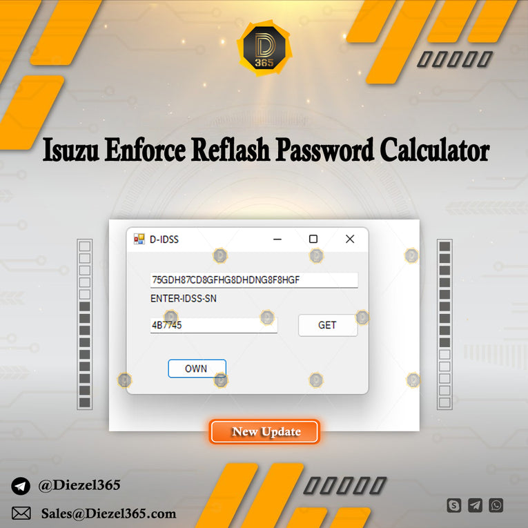 Isuzu Enforce Reflash Password Calculator