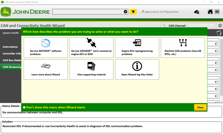 John Deere Service Advisor 5.3 Agriculture & Turf Equipment 2025 (ENG/SP)