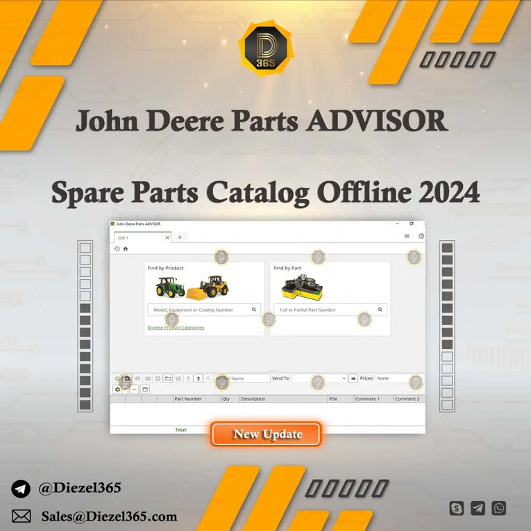 John Deere Parts ADVISOR Spare Parts Catalog Offline 2024 Diezel365