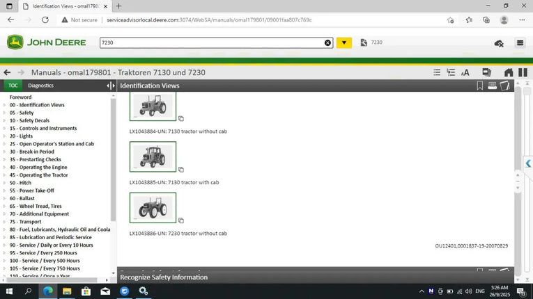 John Deere Service Advisor 5.4.44 Construction & Foresty Equipment 2026 Diezel365