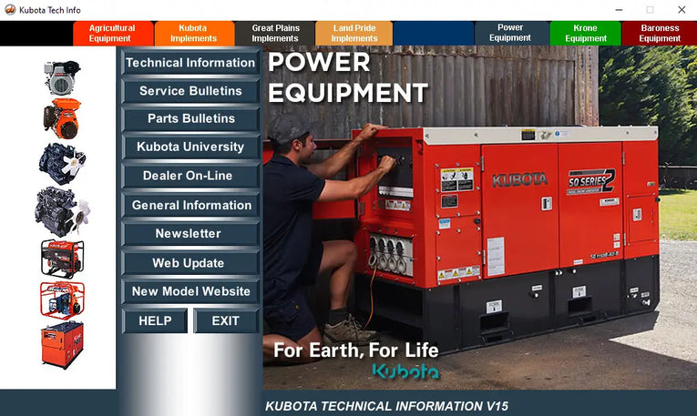 Kubota & Krone Agricultural Machinery Technical Information - Workshop Manual, Parts Manual, Service Information Diezel365