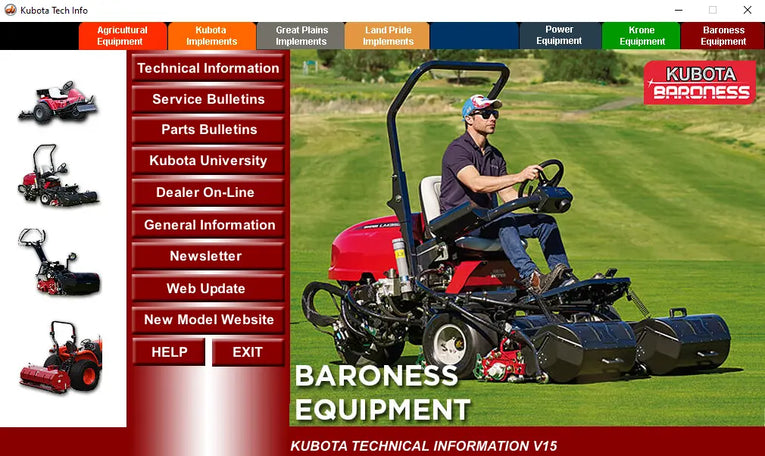 Kubota & Krone Agricultural Machinery Technical Information - Workshop Manual, Parts Manual, Service Information Diezel365