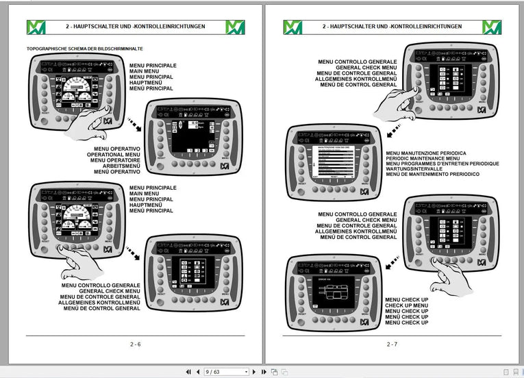 MERLO Telehandlers PDF 2022 German Language Service Part Manual, Hydraulic & Electrical Diagram DVD Diezel365