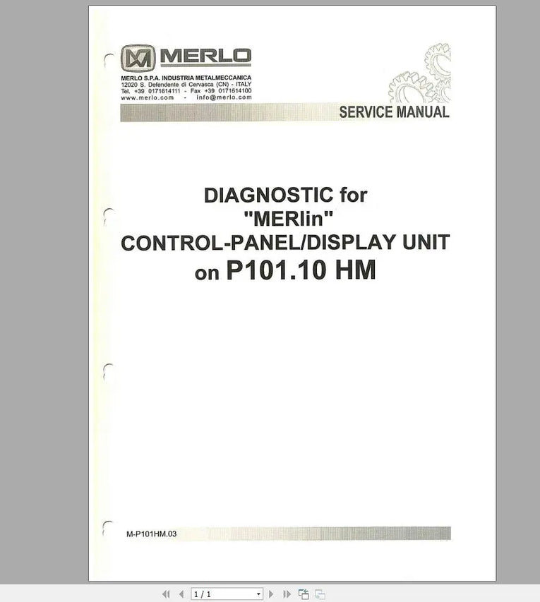 Merlo Telehandlers Collection Some Manual CD Diezel365