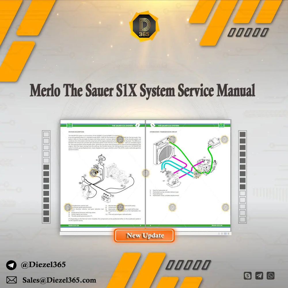 Merlo The Sauer S1X System Service Manual Multi Languages Diezel365