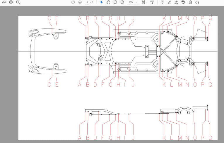 Mitchell CRS Vehicle Frame Dimensions 2008-2020 Diezel365