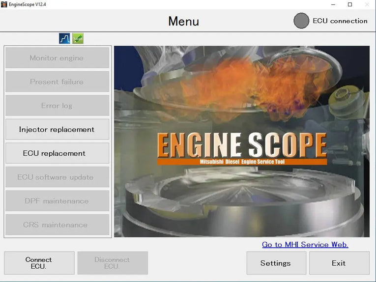 Mitsubishi Service Tool Program Diesel Engine EngineScope V12.4.2 Diezel365