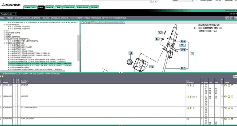 Mitsubishi Forklift MCFS 2024 EPC & Workshop Manual Diezel365