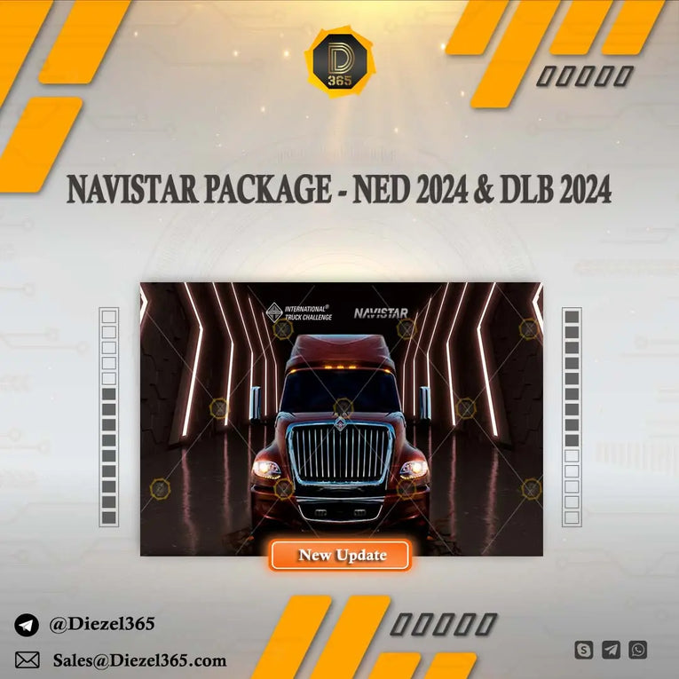NAVISTAR ENGINE DIAGNOSTICS - NED 2024 + International DIAMOND LOGIC BUILDER DLB 2024 Diezel365