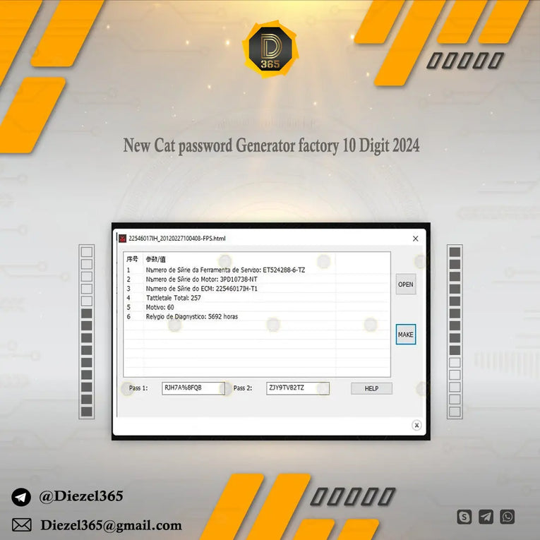 New Cat password Generator factory 10 Digit 2024 Diezel365