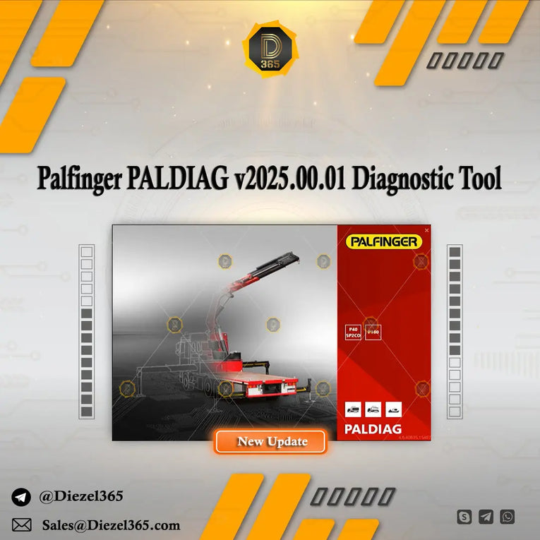 Palfinger PALDIAG v2025.00.01 Diagnostic Tool Diezel365
