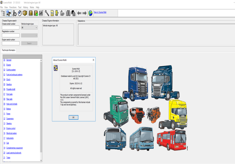Scania Multi Service Information & Spare Parts Catalog 2025