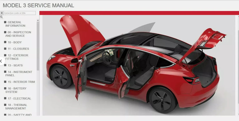 Tesla Model 3 2016-2020 Service Manual Diezel365