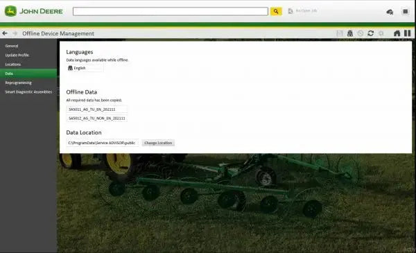John Deere Service Advisor 5.4.44 Agriculture & Turf Equipment 2026 Diezel365